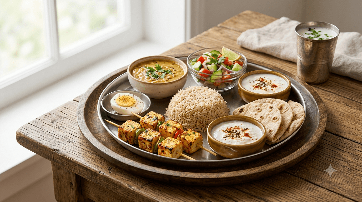 High-protein Indian foods and meal plan for muscle building