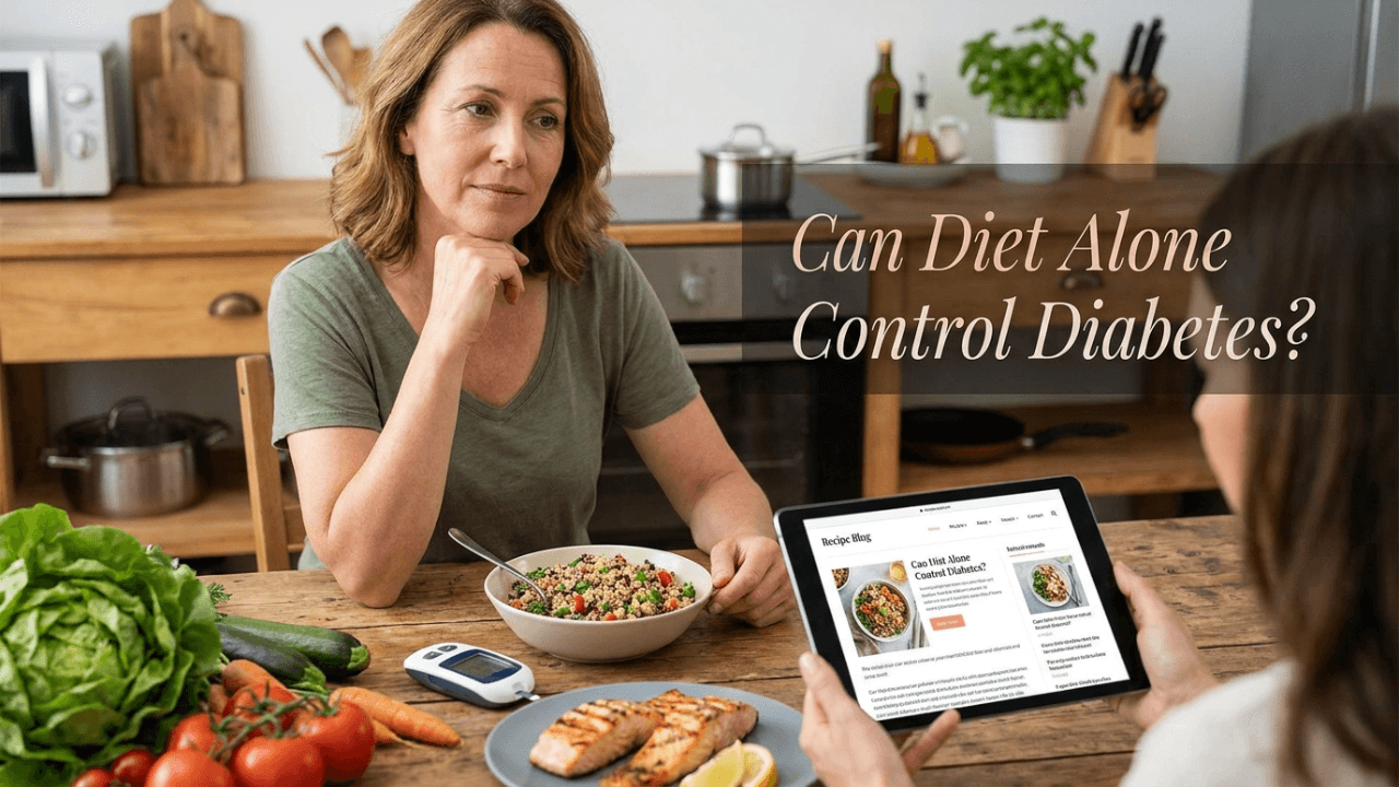 Can diet alone control diabetes - doctor explaining diabetes management with diet and medication options