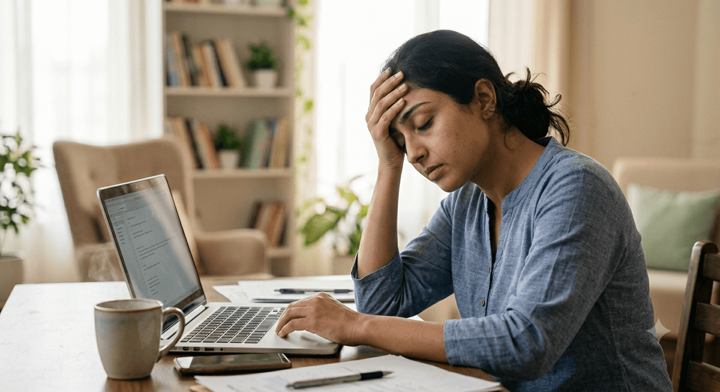 Person feeling tired and low on energy throughout the day