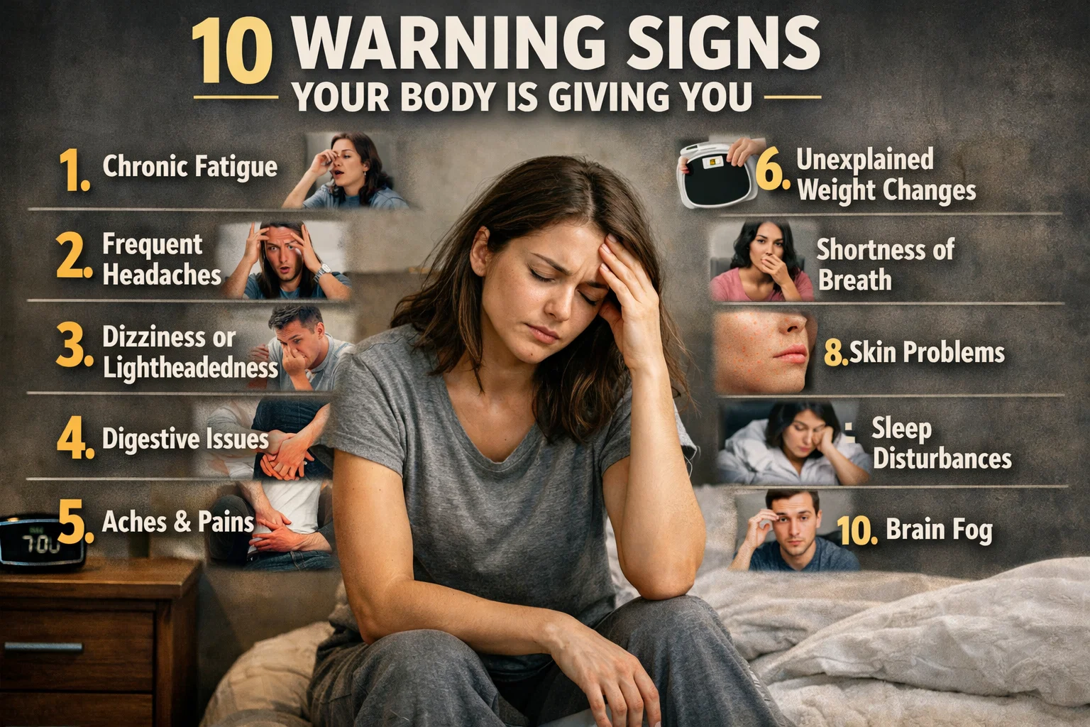 10 Warning Signs Your Body is Giving You
